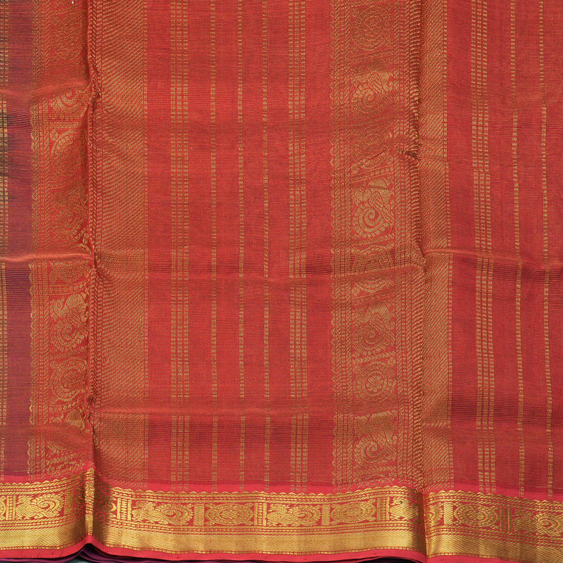 Hayagrivas Dark Blue Pure Silk Cotton Saree SSCBF53E7-14