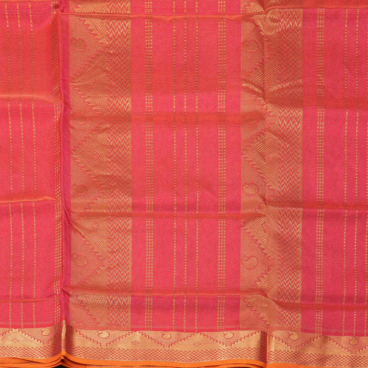 Hayagrivas Pink Pure Silk Cotton Saree SSCBF53E7-16