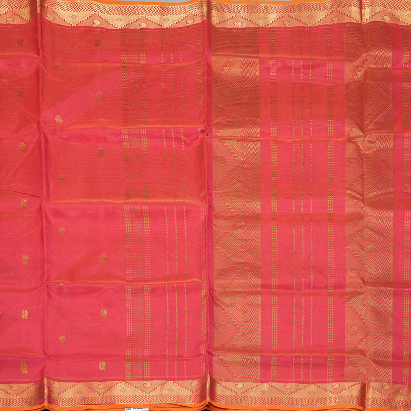 Hayagrivas Pink Pure Silk Cotton Saree SSCBF53E7-16