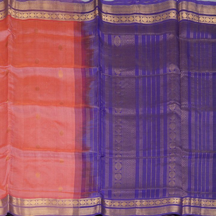 Hayagrivas Mild Peach Pink Pure Silk Cotton Saree SSCBF53E7-17