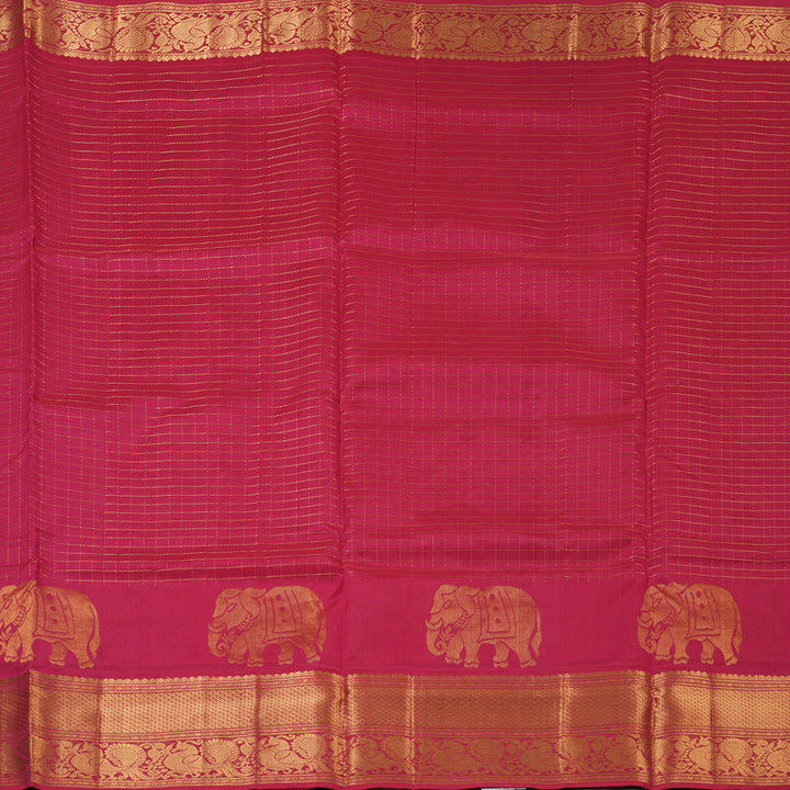 Hayagrivas Pink Pure Silk Cotton Saree SSCBF54E1-1