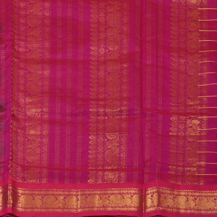 Hayagrivas Bottle Green Pure Silk Cotton Saree SSCBF55E1-1