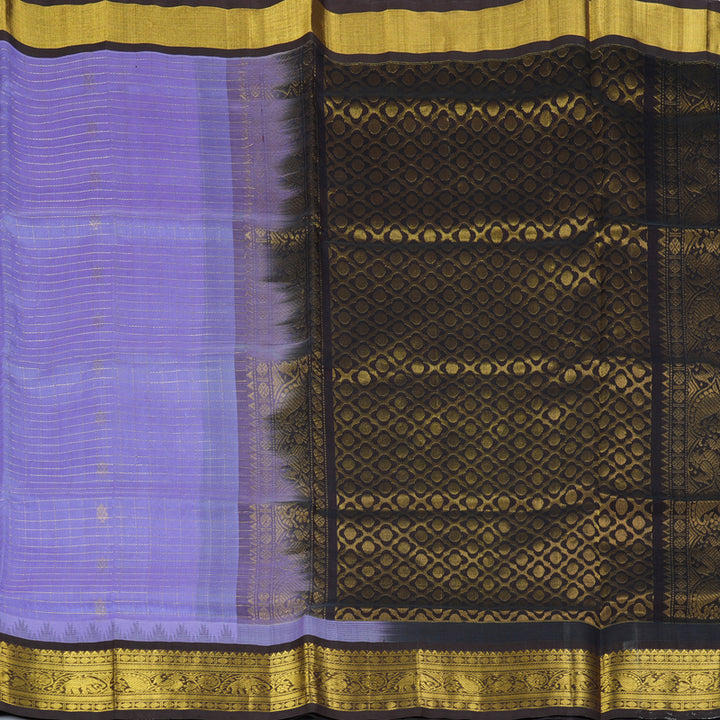 Hayagrivas Lavender Pure Silk Cotton Saree SSCBF55E1-2