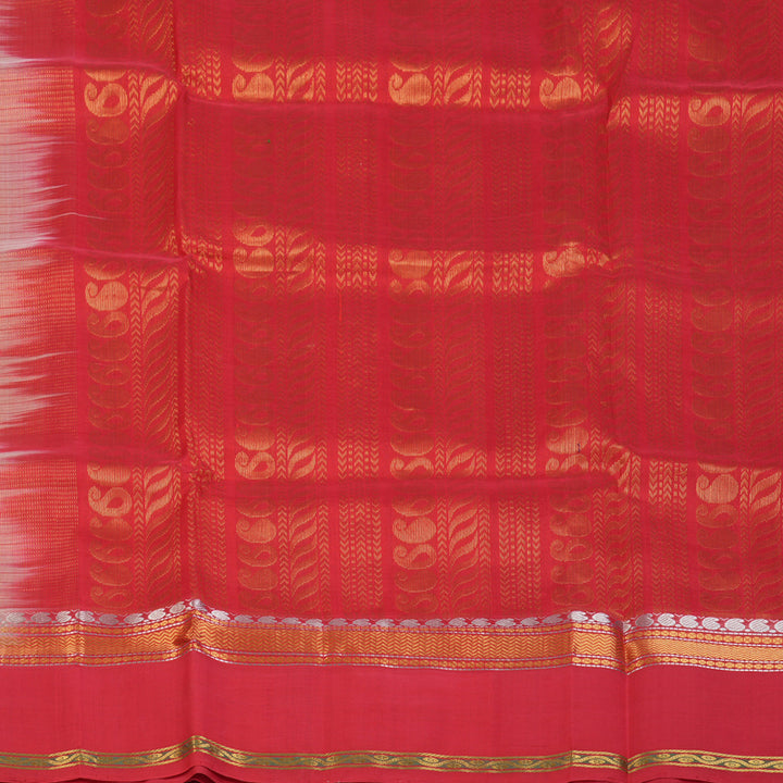 Hayagrivas Cream Pure Silk Cotton Saree SSCBF55E10-1