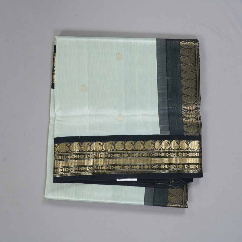 Hayagrivas Powder Green Pure Silk Cotton Saree SSCBF55E13-4