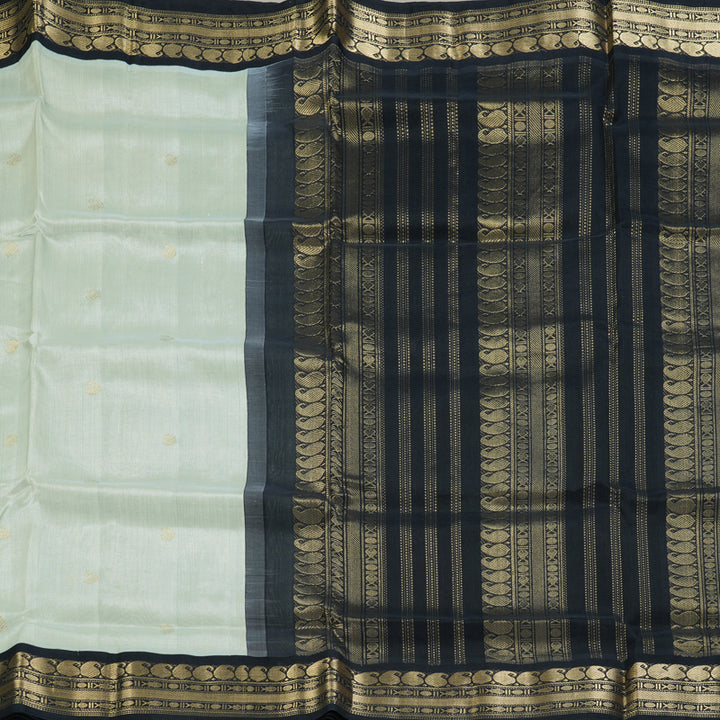 Hayagrivas Powder Green Pure Silk Cotton Saree SSCBF55E13-4