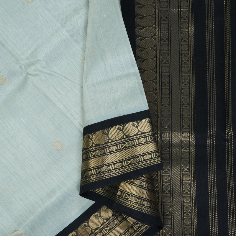 Hayagrivas Powder Green Pure Silk Cotton Saree SSCBF55E13-4