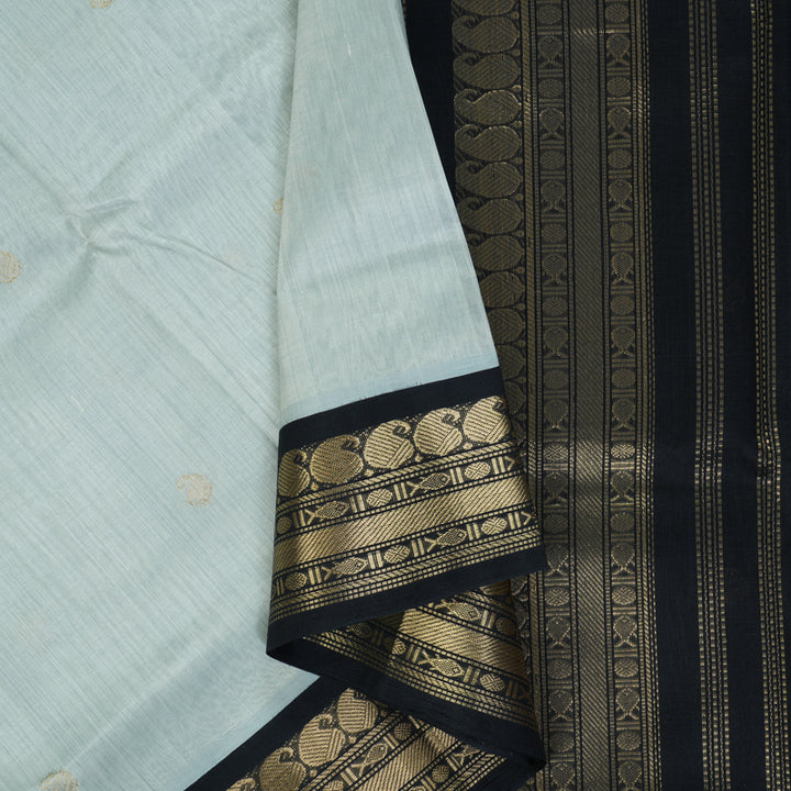 Hayagrivas Powder Green Pure Silk Cotton Saree SSCBF55E13-4