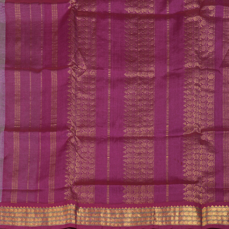 Hayagrivas Half-White & Grey Pure Silk Cotton Saree SSCBF55E3-2