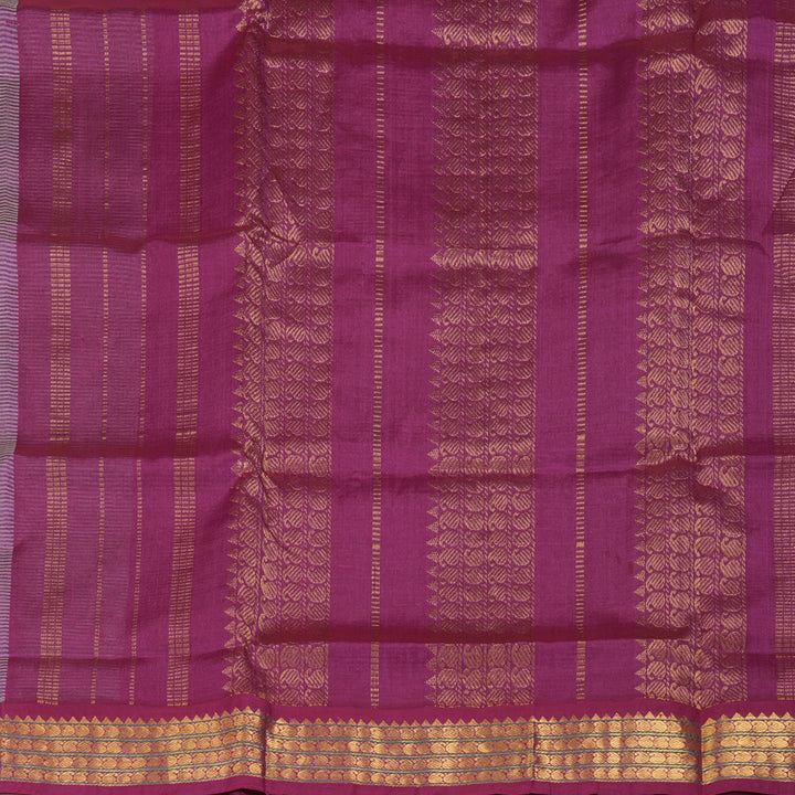 Hayagrivas Half-White & Grey Pure Silk Cotton Saree SSCBF55E3-2