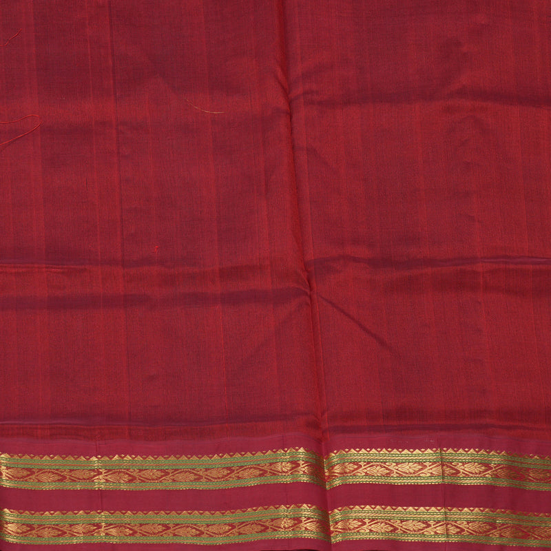 Hayagrivas Kanchana Brown Pure Silk Cotton Saree SSCBF55E4-3
