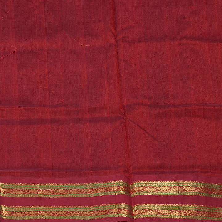 Hayagrivas Kanchana Brown Pure Silk Cotton Saree SSCBF55E4-3