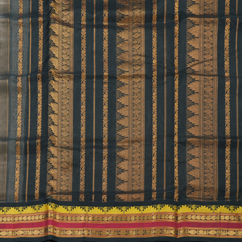 Hayagrivas Beige Pure Silk Cotton Saree SSCBF55E9-2