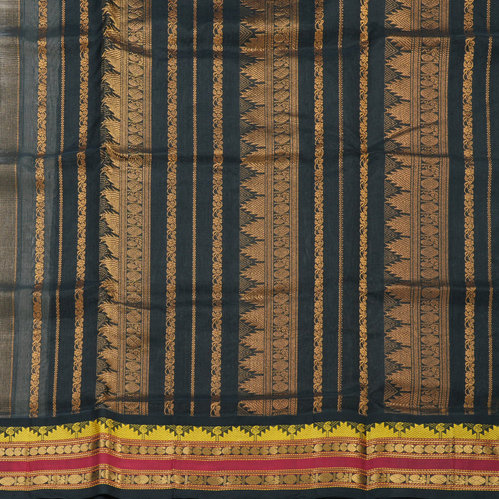 Hayagrivas Beige Pure Silk Cotton Saree SSCBF55E9-2