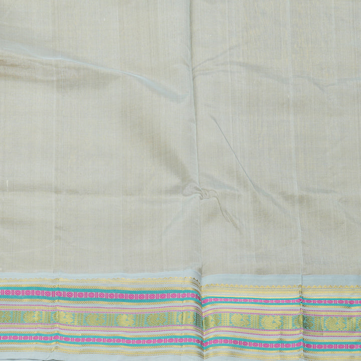 Hayagrivas Mustard Yellow Pure Silk Cotton Saree SSCBF55E9-6