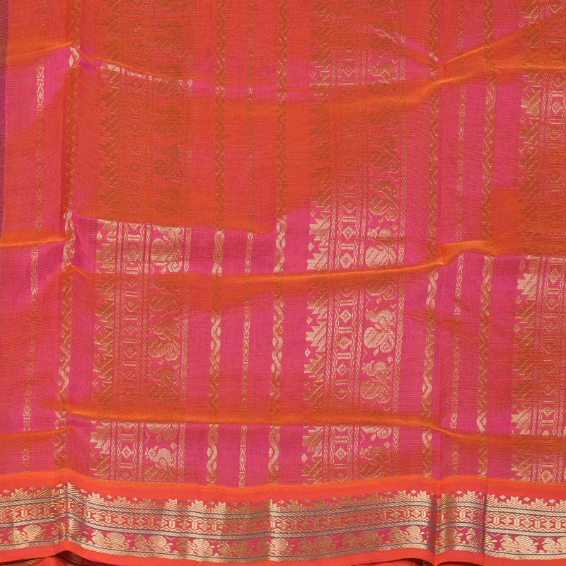 Hayagrivas Royal Blue Pure Silk Cotton Saree SSCBF56E1-1