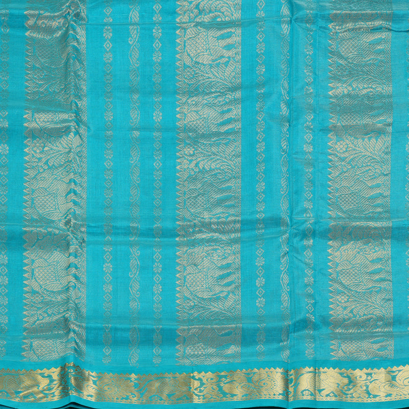 Hayagrivas Dark Purple Pure Silk Cotton Saree SSCBF56E1-3
