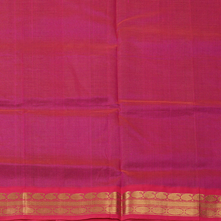 Hayagrivas Dark Green Pure Silk Cotton Saree SSCBF56E1-5