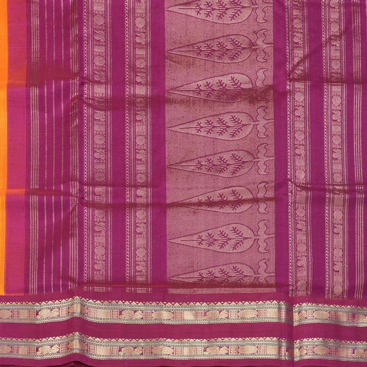Hayagrivas Mambazham Orange Pure Silk Cotton Saree SSCBF56E10-4