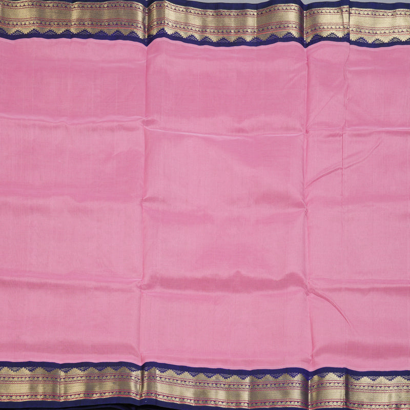 Hayagrivas Rose Pink Pure Silk Cotton Saree SSCBF56E11-2