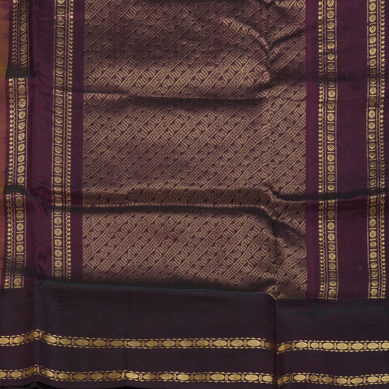 Hayagrivas Sandal Pure Silk Cotton Saree SSCBF56E2-2