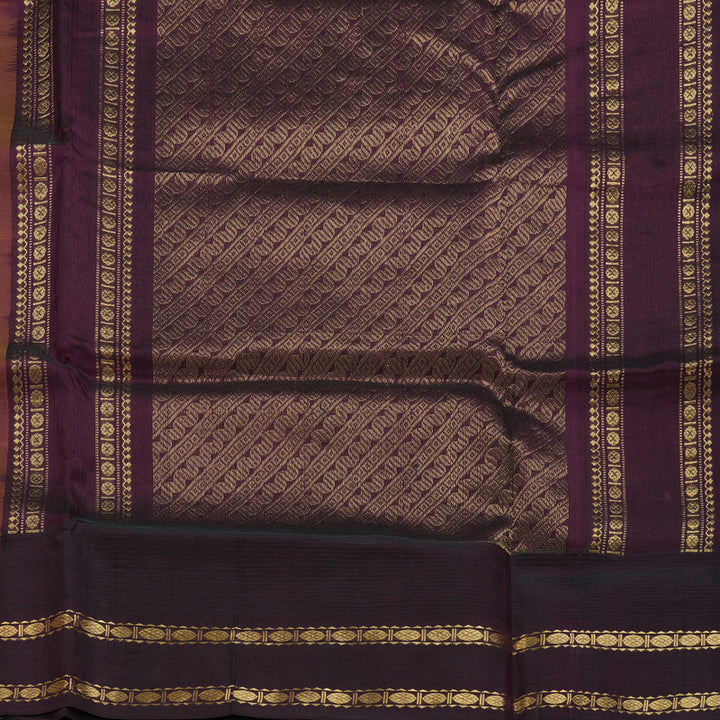 Hayagrivas Sandal Pure Silk Cotton Saree SSCBF56E2-2