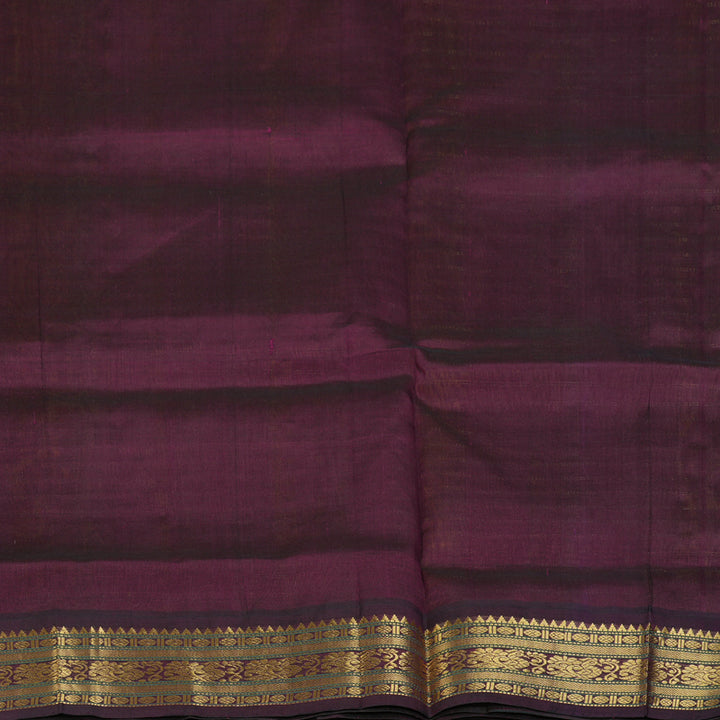Hayagrivas Mustard Pure Silk Cotton Saree SSCBF56E5-3