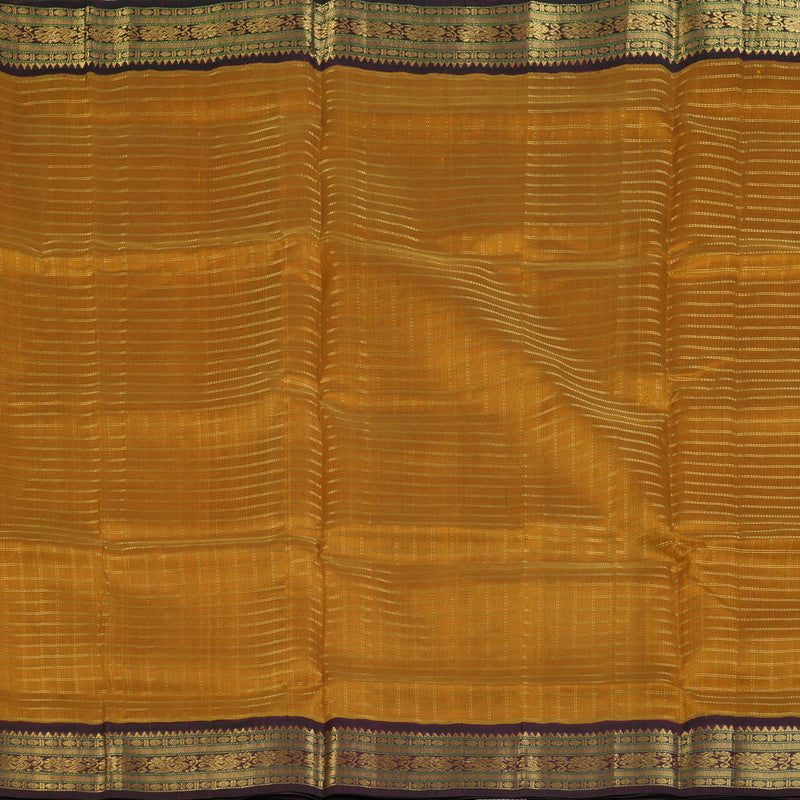 Hayagrivas Mustard Pure Silk Cotton Saree SSCBF56E5-3