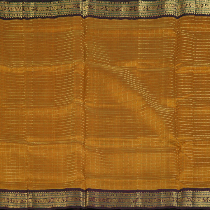 Hayagrivas Mustard Pure Silk Cotton Saree SSCBF56E5-3