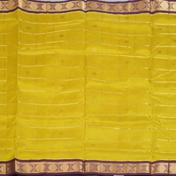 Hayagrivas Lime Green Pure Silk Cotton Saree SSCBF56E6-2