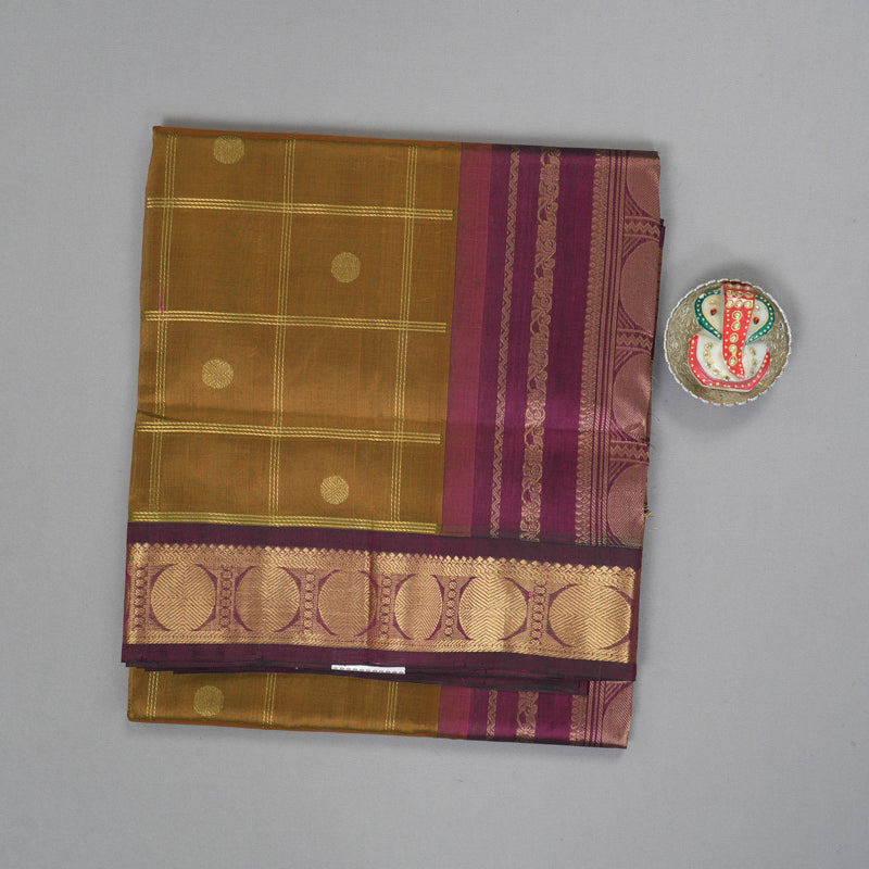 Hayagrivas Honey Mustard Pure Silk Cotton Saree SSCBF56E6-6
