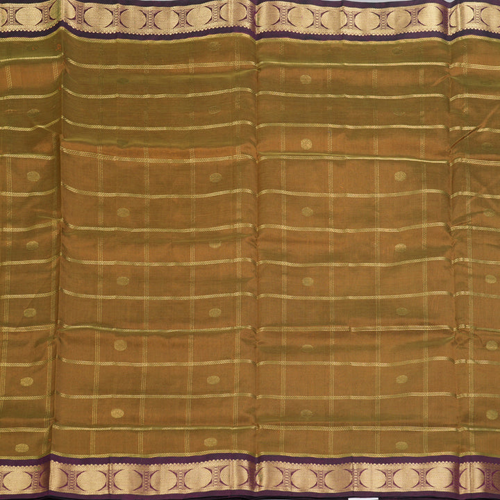 Hayagrivas Honey Mustard Pure Silk Cotton Saree SSCBF56E6-6