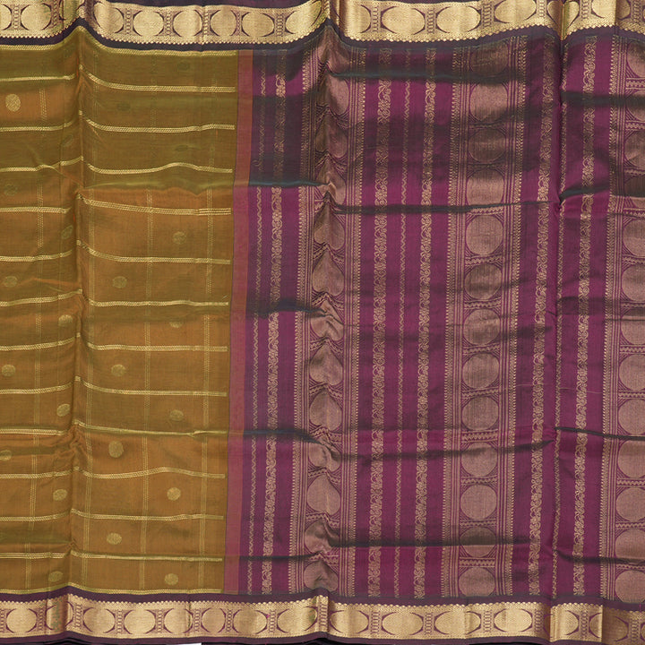 Hayagrivas Honey Mustard Pure Silk Cotton Saree SSCBF56E6-6