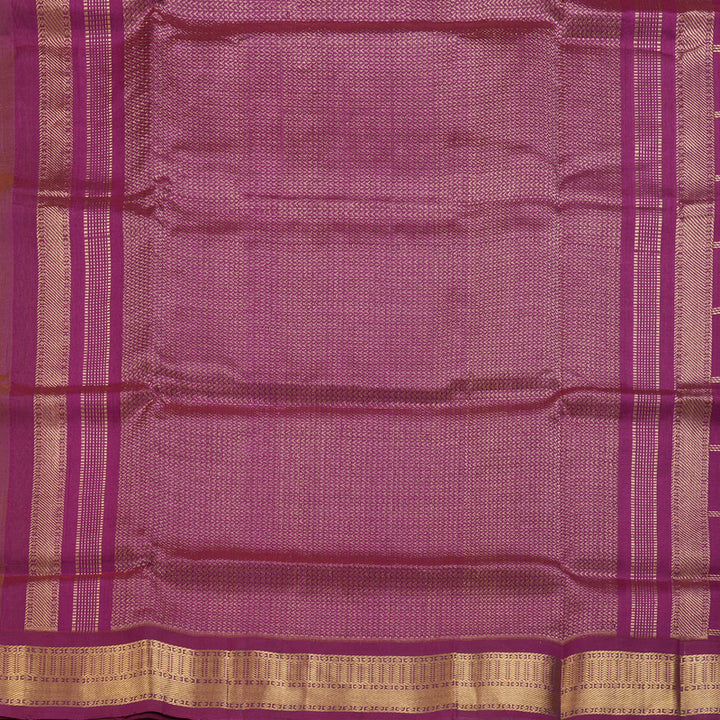 Hayagrivas Sampanga Yellow Pure Silk Cotton Saree SSCBF56E7-6