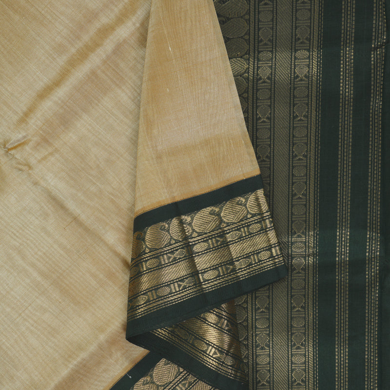 Hayagrivas Sandal Pure Silk Cotton Saree SSCBF56E9-1