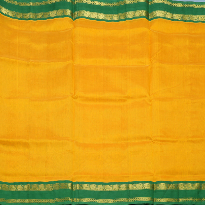 Hayagrivas Mango Yellow Pure Silk Cotton Saree SSCBF56E9-13