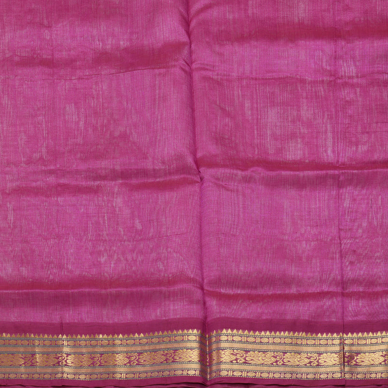 Hayagrivas Rose Pink Pure Silk Cotton Saree SSCBF56E9-16