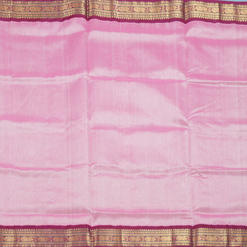 Hayagrivas Rose Pink Pure Silk Cotton Saree SSCBF56E9-16
