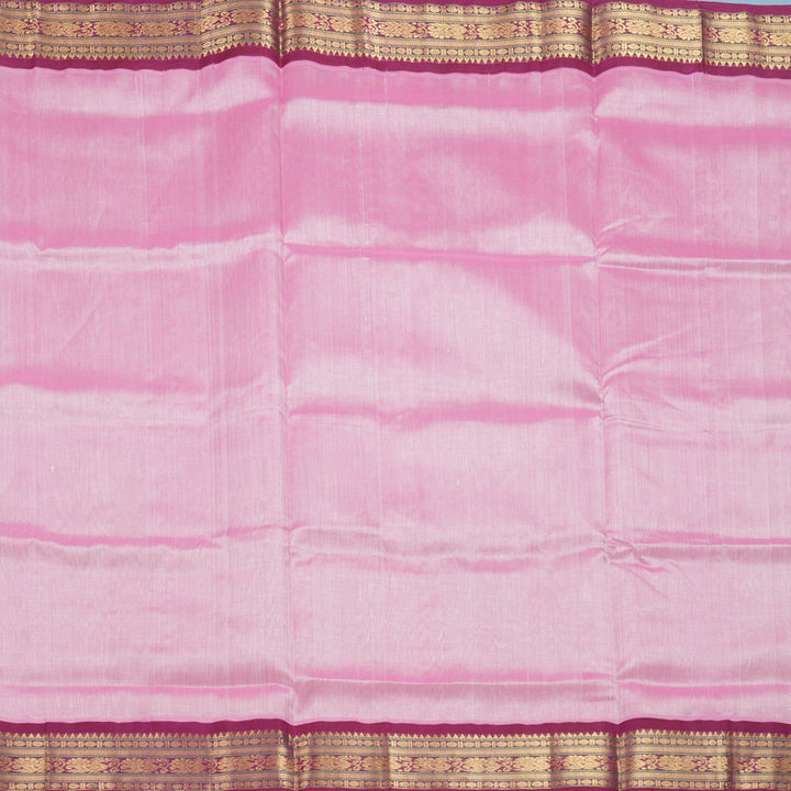 Hayagrivas Rose Pink Pure Silk Cotton Saree SSCBF56E9-16