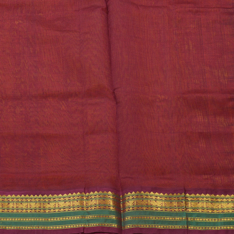 Hayagrivas Mambazham Orange Pure Silk Cotton Saree SSCBF56E9-3