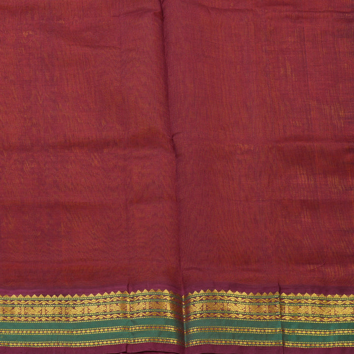 Hayagrivas Mambazham Orange Pure Silk Cotton Saree SSCBF56E9-3