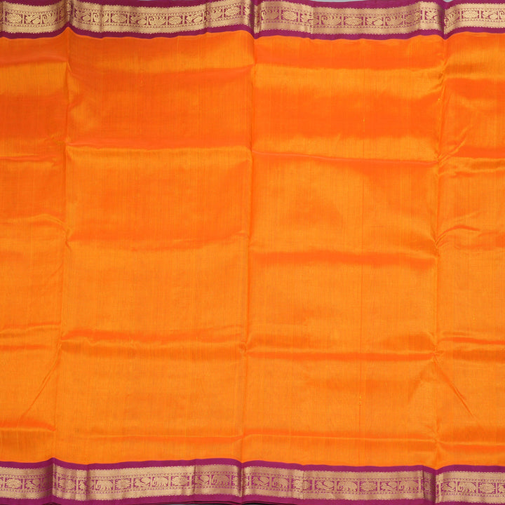 Hayagrivas Mango Yellow Pure Silk Cotton Saree SSCBF56E9-6