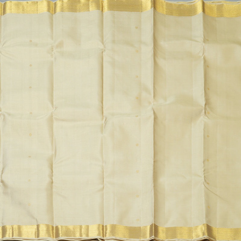 Hayagrivas Handloom Beige Kanjivaram Silk Saree SSCBF58E6-2