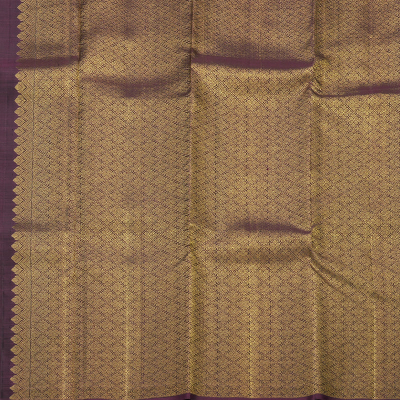Hayagrivas Handloom Wine Purple Kanjivaram Silk Saree SSCBF58E9-1