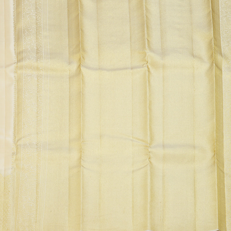 Hayagrivas Handloom ivory Kanjivaram Silk Saree SSCBF59E21-3