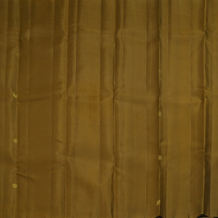 Hayagrivas Handloom Khaki Brown Kanjivaram Silk Saree SSCBF59E30-1