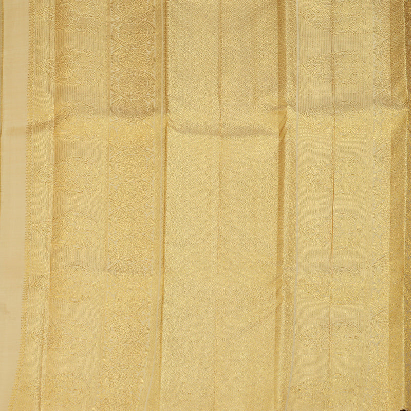 Hayagrivas Handloom Khaki Brown Kanjivaram Silk Saree SSCBF59E30-1