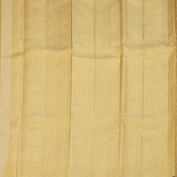 Hayagrivas Handloom Khaki Brown Kanjivaram Silk Saree SSCBF59E30-1