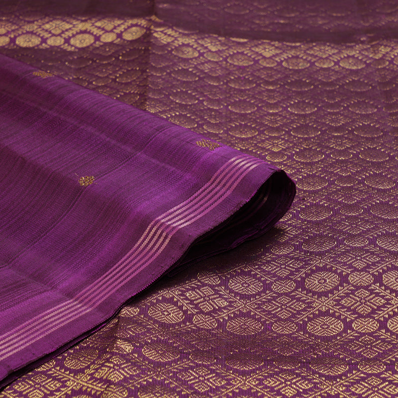 Hayagrivas Handloom Purple Kanjivaram Silk Saree SSCBF59E30-2