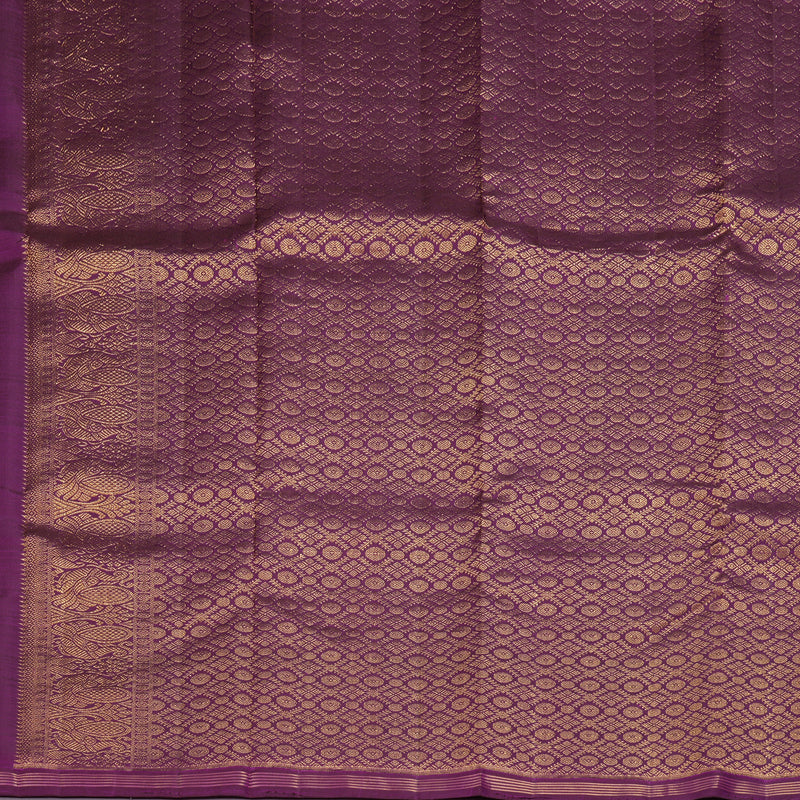 Hayagrivas Handloom Purple Kanjivaram Silk Saree SSCBF59E30-2
